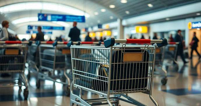 Como escolher o melhor carrinho de bagagem aeroporto para sua viagem