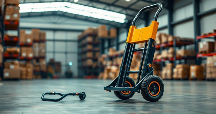 Carrinho de carga dobr&aacute;vel: a solu&ccedil;&atilde;o pr&aacute;tica para transporte de cargas