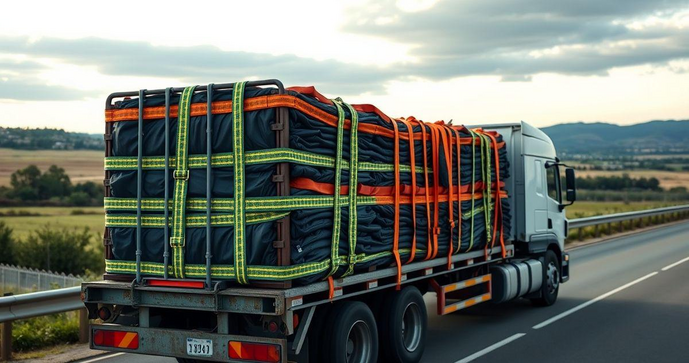Como escolher a cinta para prender carga perfeita e garantir seguran&ccedil;a no transporte