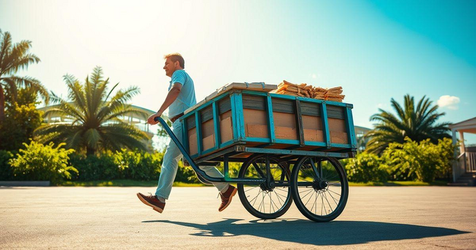 Carrinho de duas rodas: a solu&ccedil;&atilde;o pr&aacute;tica para transporte de cargas